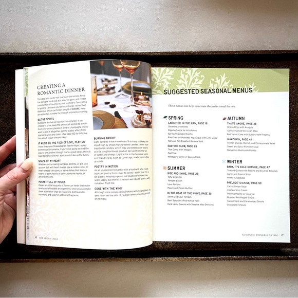 BOOK • “The Vegan Table” Cookbook • - Picture 3 of 10